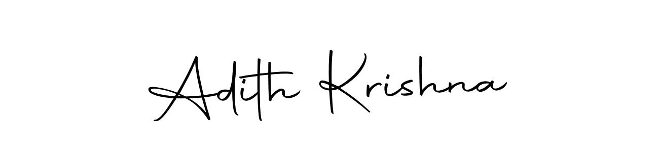 Use a signature maker to create a handwritten signature online. With this signature software, you can design (Autography-DOLnW) your own signature for name Adith Krishna. Adith Krishna signature style 10 images and pictures png