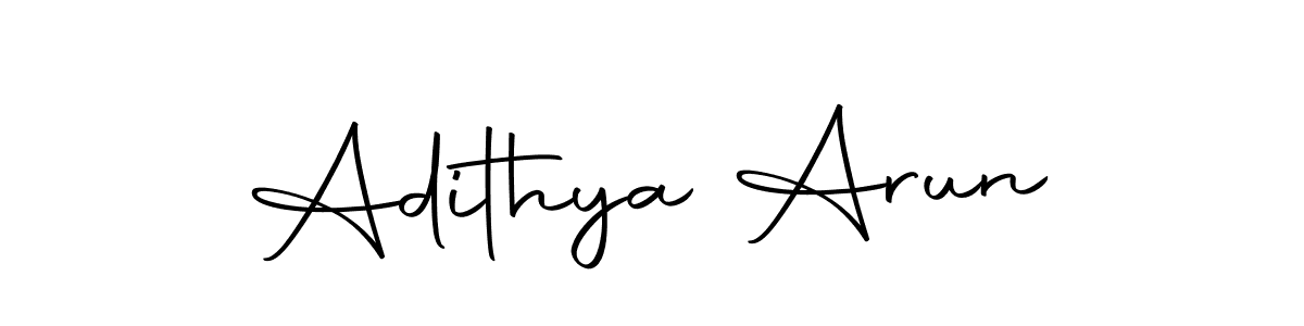 You should practise on your own different ways (Autography-DOLnW) to write your name (Adithya Arun) in signature. don't let someone else do it for you. Adithya Arun signature style 10 images and pictures png