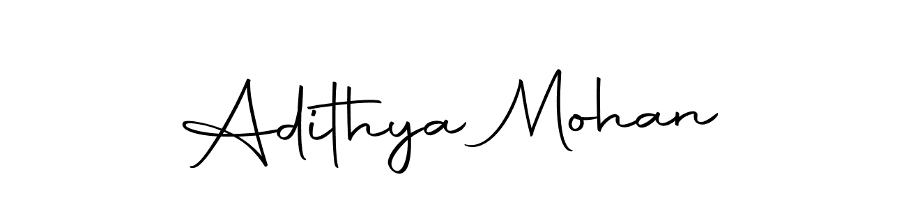 Make a beautiful signature design for name Adithya Mohan. With this signature (Autography-DOLnW) style, you can create a handwritten signature for free. Adithya Mohan signature style 10 images and pictures png