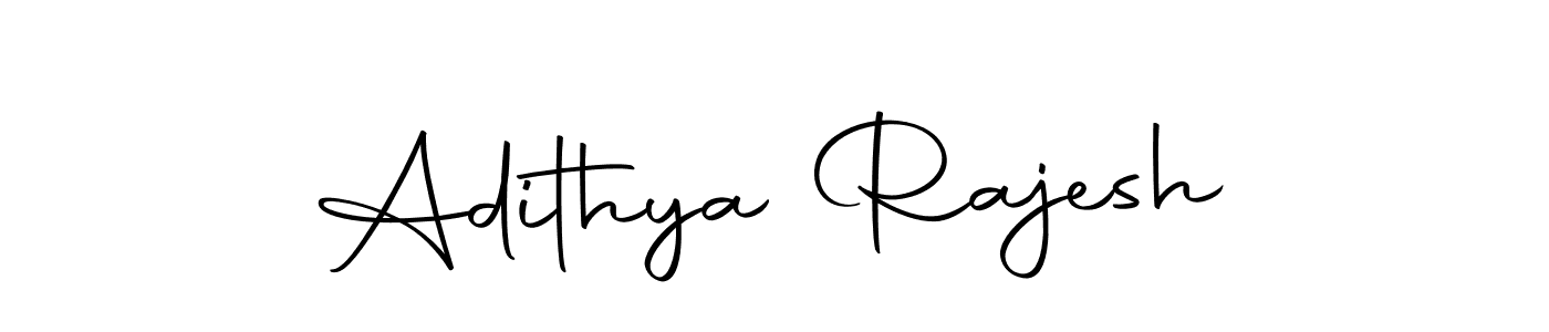 Make a beautiful signature design for name Adithya Rajesh. With this signature (Autography-DOLnW) style, you can create a handwritten signature for free. Adithya Rajesh signature style 10 images and pictures png