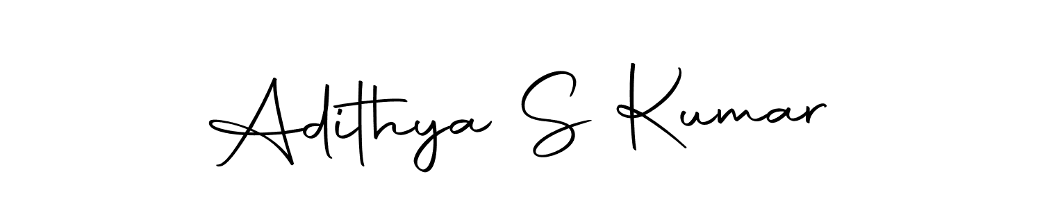 How to make Adithya S Kumar name signature. Use Autography-DOLnW style for creating short signs online. This is the latest handwritten sign. Adithya S Kumar signature style 10 images and pictures png