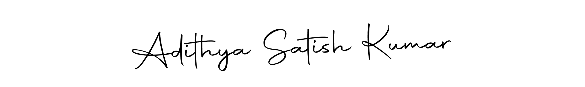 The best way (Autography-DOLnW) to make a short signature is to pick only two or three words in your name. The name Adithya Satish Kumar include a total of six letters. For converting this name. Adithya Satish Kumar signature style 10 images and pictures png