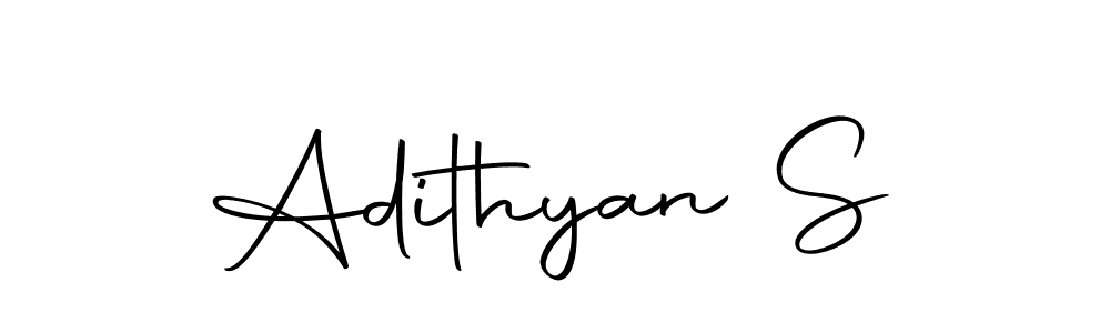 Design your own signature with our free online signature maker. With this signature software, you can create a handwritten (Autography-DOLnW) signature for name Adithyan S. Adithyan S signature style 10 images and pictures png