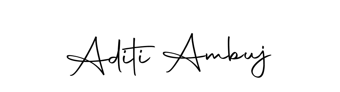 Autography-DOLnW is a professional signature style that is perfect for those who want to add a touch of class to their signature. It is also a great choice for those who want to make their signature more unique. Get Aditi Ambuj name to fancy signature for free. Aditi Ambuj signature style 10 images and pictures png