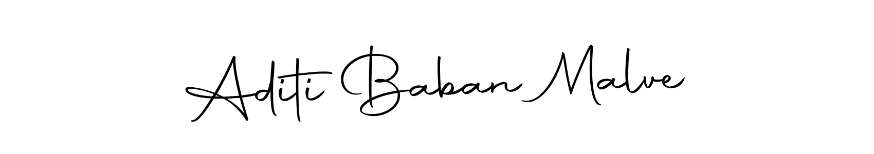 The best way (Autography-DOLnW) to make a short signature is to pick only two or three words in your name. The name Aditi Baban Malve include a total of six letters. For converting this name. Aditi Baban Malve signature style 10 images and pictures png