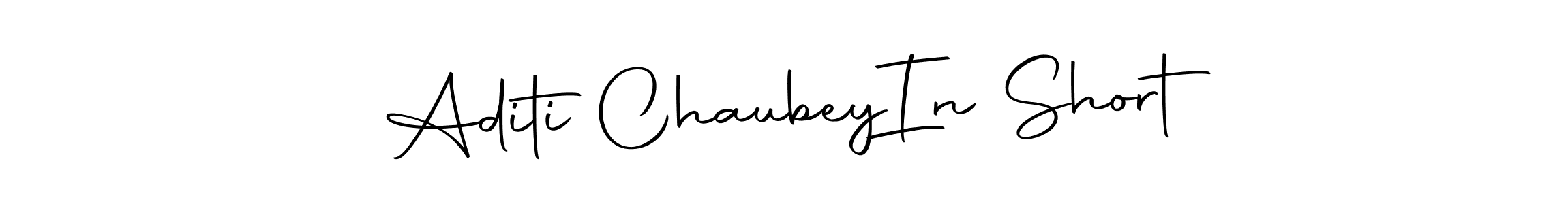 Design your own signature with our free online signature maker. With this signature software, you can create a handwritten (Autography-DOLnW) signature for name Aditi Chaubey  In Short. Aditi Chaubey  In Short signature style 10 images and pictures png