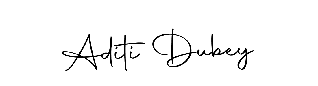 How to make Aditi Dubey name signature. Use Autography-DOLnW style for creating short signs online. This is the latest handwritten sign. Aditi Dubey signature style 10 images and pictures png