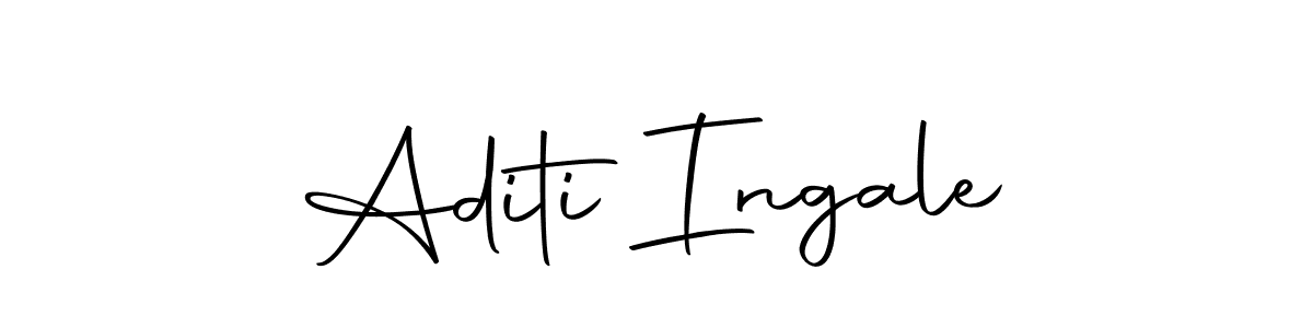 You should practise on your own different ways (Autography-DOLnW) to write your name (Aditi Ingale) in signature. don't let someone else do it for you. Aditi Ingale signature style 10 images and pictures png