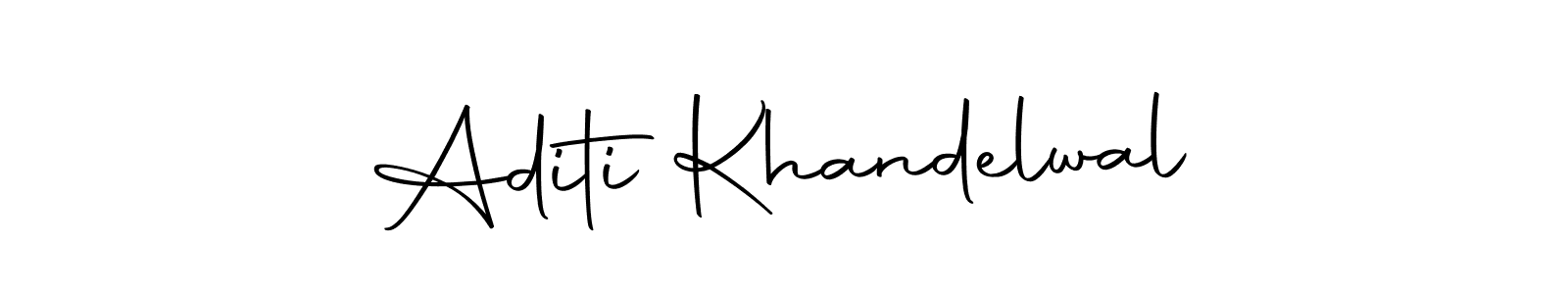 Make a beautiful signature design for name Aditi Khandelwal. With this signature (Autography-DOLnW) style, you can create a handwritten signature for free. Aditi Khandelwal signature style 10 images and pictures png