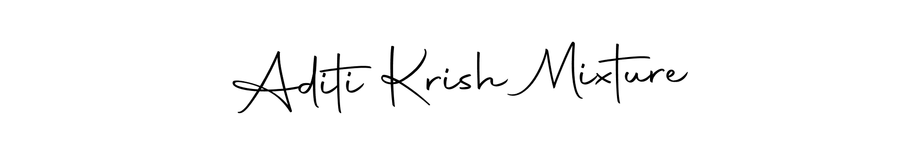 Also You can easily find your signature by using the search form. We will create Aditi Krish Mixture name handwritten signature images for you free of cost using Autography-DOLnW sign style. Aditi Krish Mixture signature style 10 images and pictures png