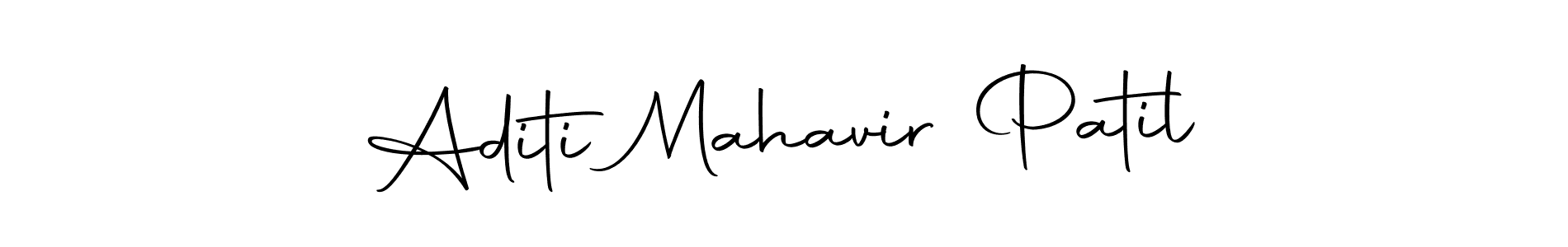 You should practise on your own different ways (Autography-DOLnW) to write your name (Aditi Mahavir Patil) in signature. don't let someone else do it for you. Aditi Mahavir Patil signature style 10 images and pictures png