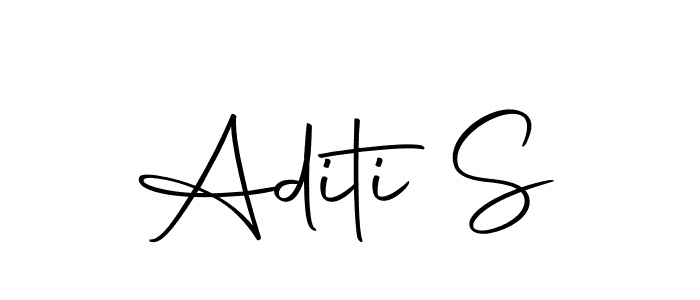 The best way (Autography-DOLnW) to make a short signature is to pick only two or three words in your name. The name Aditi S include a total of six letters. For converting this name. Aditi S signature style 10 images and pictures png