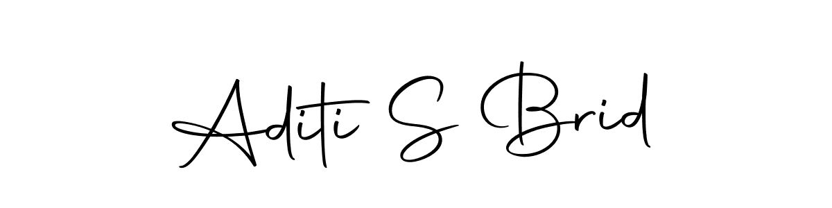 Design your own signature with our free online signature maker. With this signature software, you can create a handwritten (Autography-DOLnW) signature for name Aditi S Brid. Aditi S Brid signature style 10 images and pictures png