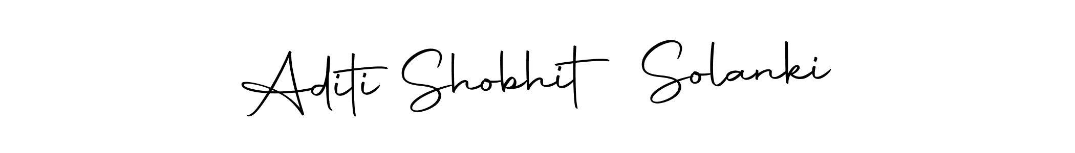 Autography-DOLnW is a professional signature style that is perfect for those who want to add a touch of class to their signature. It is also a great choice for those who want to make their signature more unique. Get Aditi Shobhit Solanki name to fancy signature for free. Aditi Shobhit Solanki signature style 10 images and pictures png