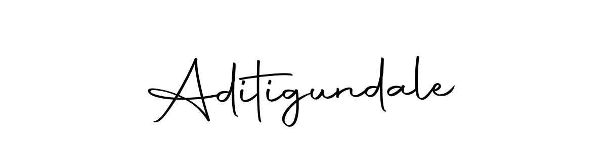 Design your own signature with our free online signature maker. With this signature software, you can create a handwritten (Autography-DOLnW) signature for name Aditigundale. Aditigundale signature style 10 images and pictures png