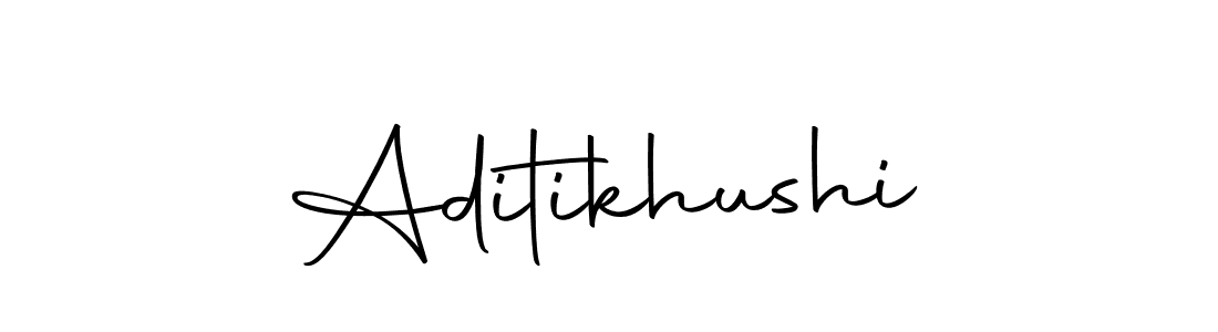 Also we have Aditikhushi name is the best signature style. Create professional handwritten signature collection using Autography-DOLnW autograph style. Aditikhushi signature style 10 images and pictures png