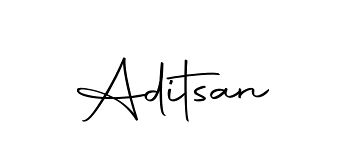 You should practise on your own different ways (Autography-DOLnW) to write your name (Aditsan) in signature. don't let someone else do it for you. Aditsan signature style 10 images and pictures png