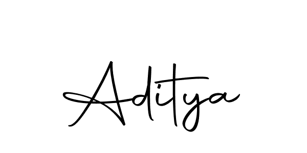 Create a beautiful signature design for name Aditya. With this signature (Autography-DOLnW) fonts, you can make a handwritten signature for free. Aditya signature style 10 images and pictures png