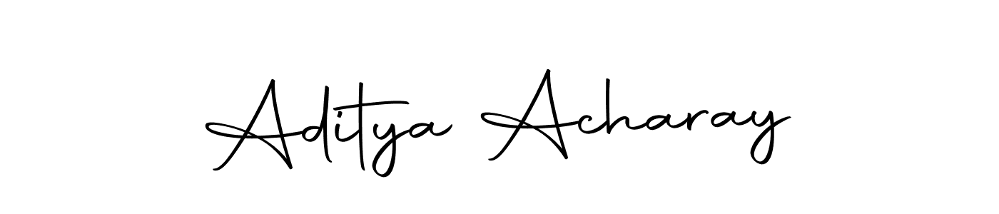 Use a signature maker to create a handwritten signature online. With this signature software, you can design (Autography-DOLnW) your own signature for name Aditya Acharay. Aditya Acharay signature style 10 images and pictures png