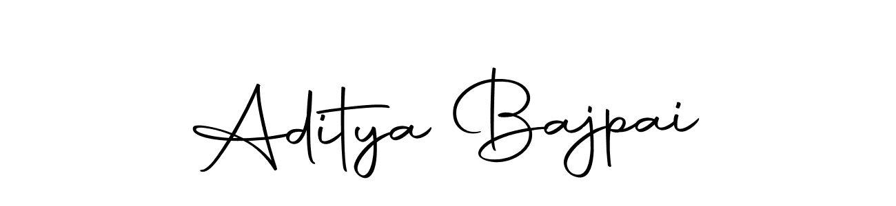 Make a beautiful signature design for name Aditya Bajpai. With this signature (Autography-DOLnW) style, you can create a handwritten signature for free. Aditya Bajpai signature style 10 images and pictures png
