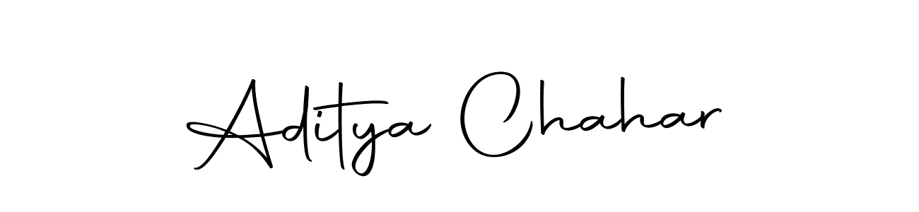 Design your own signature with our free online signature maker. With this signature software, you can create a handwritten (Autography-DOLnW) signature for name Aditya Chahar. Aditya Chahar signature style 10 images and pictures png