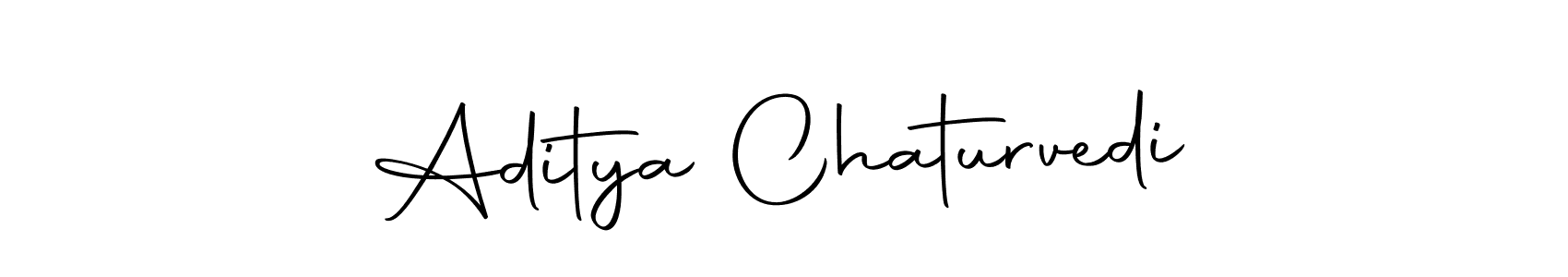 How to make Aditya Chaturvedi name signature. Use Autography-DOLnW style for creating short signs online. This is the latest handwritten sign. Aditya Chaturvedi signature style 10 images and pictures png