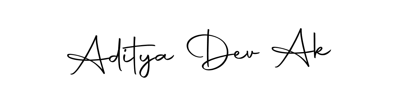 Use a signature maker to create a handwritten signature online. With this signature software, you can design (Autography-DOLnW) your own signature for name Aditya Dev Ak. Aditya Dev Ak signature style 10 images and pictures png