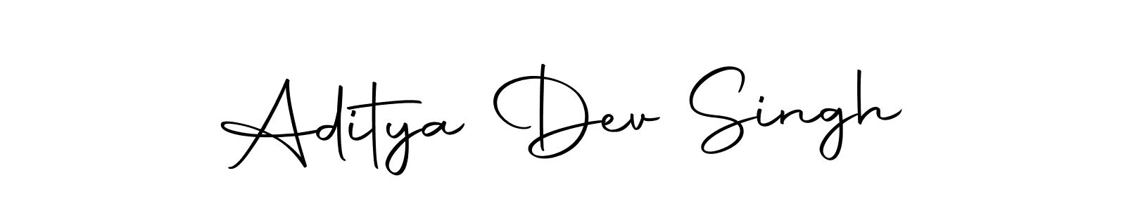 Create a beautiful signature design for name Aditya Dev Singh. With this signature (Autography-DOLnW) fonts, you can make a handwritten signature for free. Aditya Dev Singh signature style 10 images and pictures png