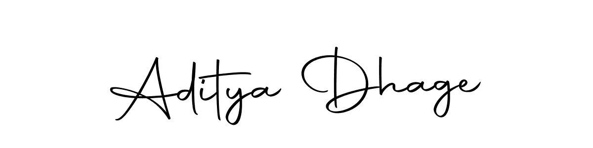 Also we have Aditya Dhage name is the best signature style. Create professional handwritten signature collection using Autography-DOLnW autograph style. Aditya Dhage signature style 10 images and pictures png