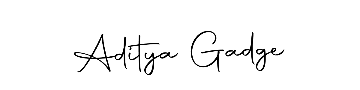 You can use this online signature creator to create a handwritten signature for the name Aditya Gadge. This is the best online autograph maker. Aditya Gadge signature style 10 images and pictures png
