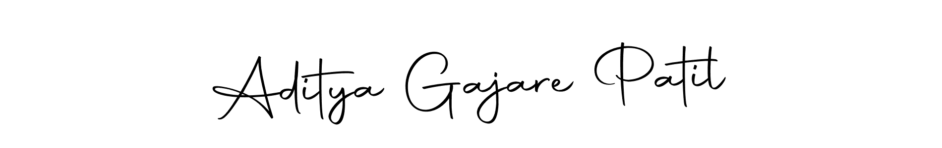 You can use this online signature creator to create a handwritten signature for the name Aditya Gajare Patil. This is the best online autograph maker. Aditya Gajare Patil signature style 10 images and pictures png