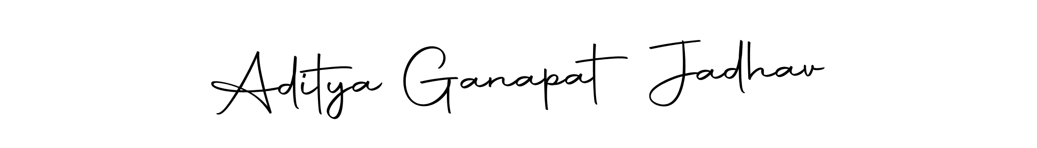 Create a beautiful signature design for name Aditya Ganapat Jadhav. With this signature (Autography-DOLnW) fonts, you can make a handwritten signature for free. Aditya Ganapat Jadhav signature style 10 images and pictures png