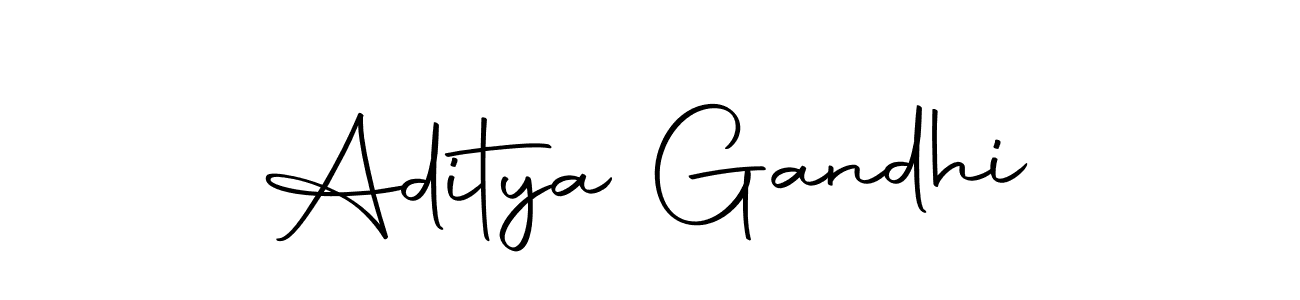 Also we have Aditya Gandhi name is the best signature style. Create professional handwritten signature collection using Autography-DOLnW autograph style. Aditya Gandhi signature style 10 images and pictures png