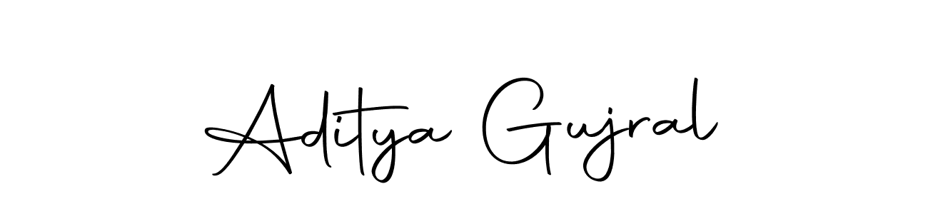 Aditya Gujral stylish signature style. Best Handwritten Sign (Autography-DOLnW) for my name. Handwritten Signature Collection Ideas for my name Aditya Gujral. Aditya Gujral signature style 10 images and pictures png