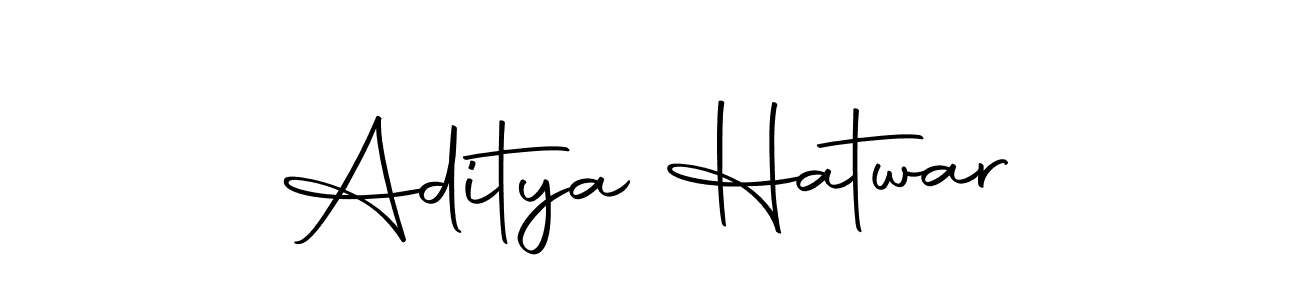 Create a beautiful signature design for name Aditya Hatwar. With this signature (Autography-DOLnW) fonts, you can make a handwritten signature for free. Aditya Hatwar signature style 10 images and pictures png