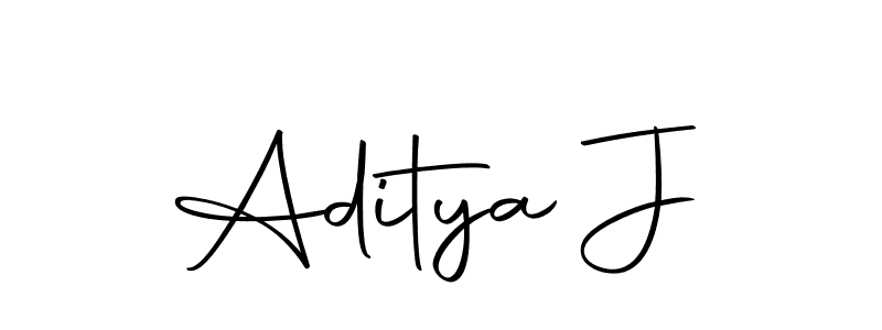 The best way (Autography-DOLnW) to make a short signature is to pick only two or three words in your name. The name Aditya J include a total of six letters. For converting this name. Aditya J signature style 10 images and pictures png