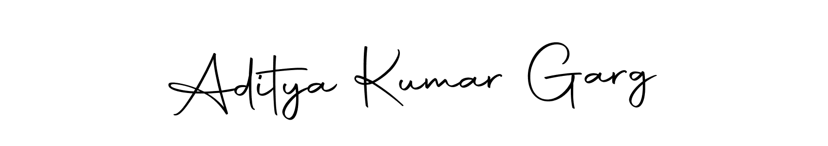 Design your own signature with our free online signature maker. With this signature software, you can create a handwritten (Autography-DOLnW) signature for name Aditya Kumar Garg. Aditya Kumar Garg signature style 10 images and pictures png