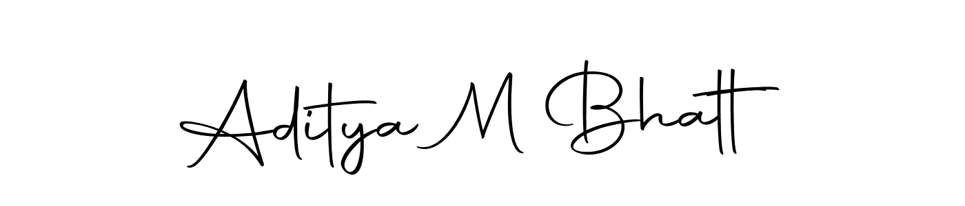 Autography-DOLnW is a professional signature style that is perfect for those who want to add a touch of class to their signature. It is also a great choice for those who want to make their signature more unique. Get Aditya M Bhatt name to fancy signature for free. Aditya M Bhatt signature style 10 images and pictures png