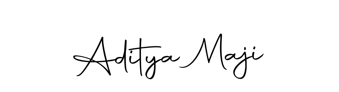 How to make Aditya Maji name signature. Use Autography-DOLnW style for creating short signs online. This is the latest handwritten sign. Aditya Maji signature style 10 images and pictures png