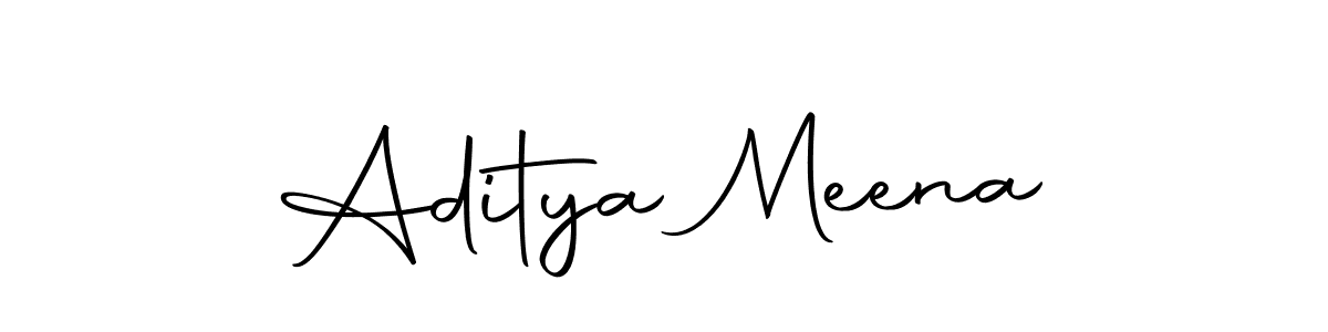 Make a beautiful signature design for name Aditya Meena. With this signature (Autography-DOLnW) style, you can create a handwritten signature for free. Aditya Meena signature style 10 images and pictures png