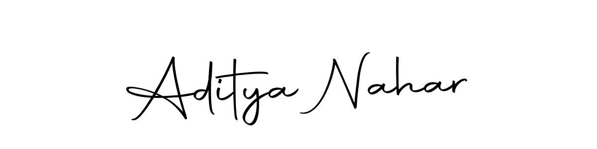 Design your own signature with our free online signature maker. With this signature software, you can create a handwritten (Autography-DOLnW) signature for name Aditya Nahar. Aditya Nahar signature style 10 images and pictures png