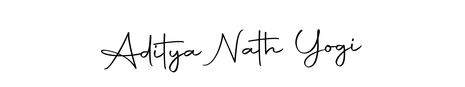 The best way (Autography-DOLnW) to make a short signature is to pick only two or three words in your name. The name Aditya Nath Yogi include a total of six letters. For converting this name. Aditya Nath Yogi signature style 10 images and pictures png