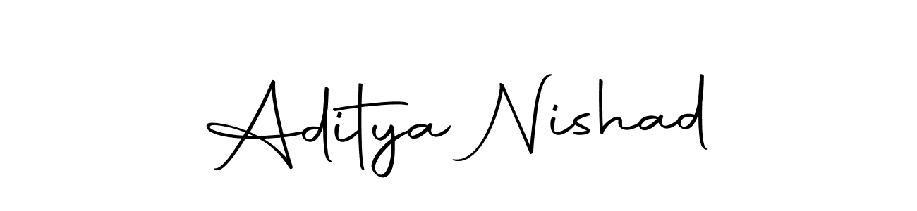 if you are searching for the best signature style for your name Aditya Nishad. so please give up your signature search. here we have designed multiple signature styles  using Autography-DOLnW. Aditya Nishad signature style 10 images and pictures png