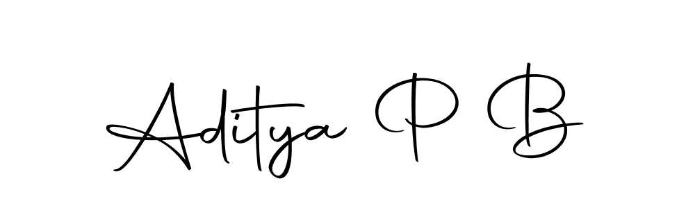 It looks lik you need a new signature style for name Aditya P B. Design unique handwritten (Autography-DOLnW) signature with our free signature maker in just a few clicks. Aditya P B signature style 10 images and pictures png