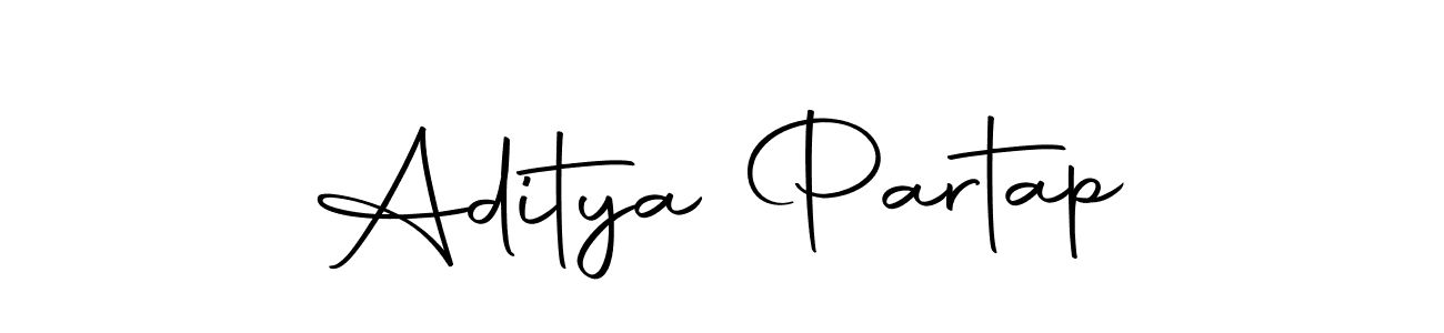 The best way (Autography-DOLnW) to make a short signature is to pick only two or three words in your name. The name Aditya Partap include a total of six letters. For converting this name. Aditya Partap signature style 10 images and pictures png