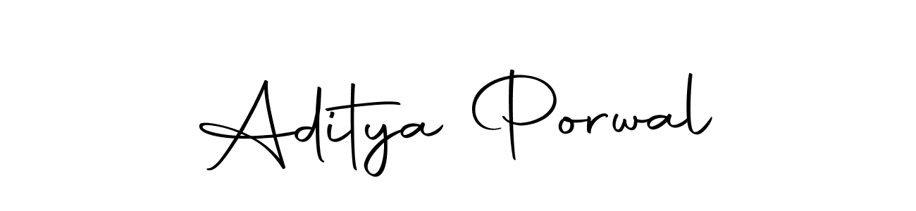 Design your own signature with our free online signature maker. With this signature software, you can create a handwritten (Autography-DOLnW) signature for name Aditya Porwal. Aditya Porwal signature style 10 images and pictures png