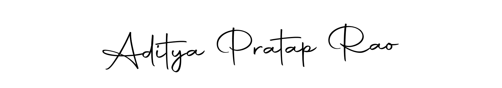 How to make Aditya Pratap Rao name signature. Use Autography-DOLnW style for creating short signs online. This is the latest handwritten sign. Aditya Pratap Rao signature style 10 images and pictures png