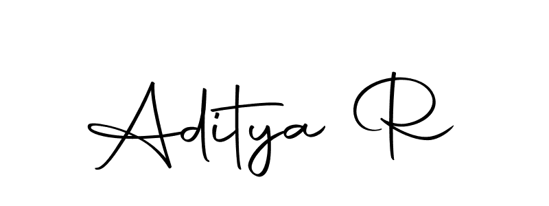 You should practise on your own different ways (Autography-DOLnW) to write your name (Aditya R) in signature. don't let someone else do it for you. Aditya R signature style 10 images and pictures png