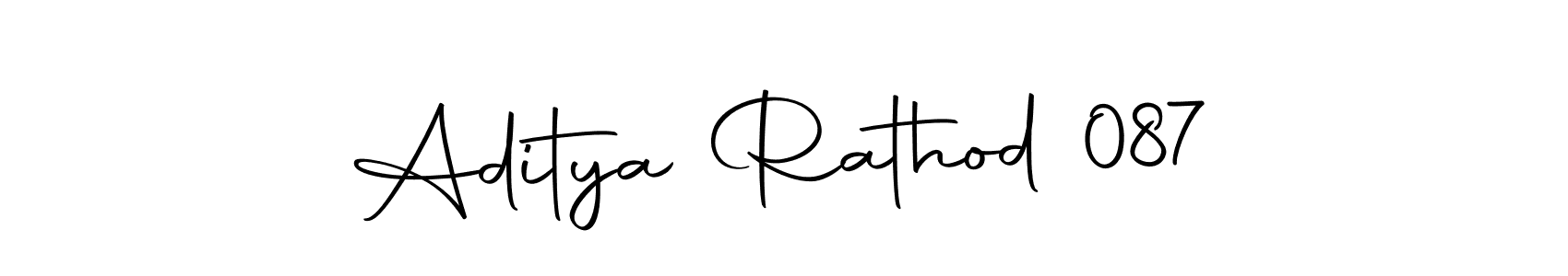 How to make Aditya Rathod 087 name signature. Use Autography-DOLnW style for creating short signs online. This is the latest handwritten sign. Aditya Rathod 087 signature style 10 images and pictures png