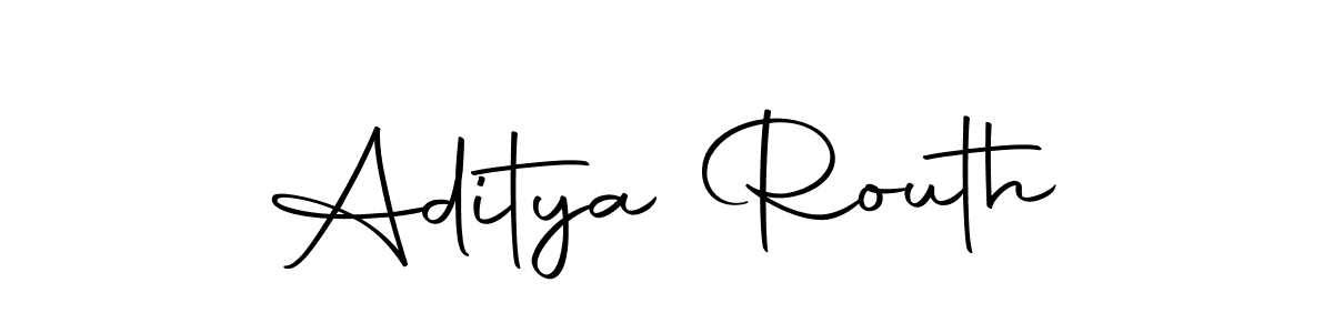 Autography-DOLnW is a professional signature style that is perfect for those who want to add a touch of class to their signature. It is also a great choice for those who want to make their signature more unique. Get Aditya Routh name to fancy signature for free. Aditya Routh signature style 10 images and pictures png